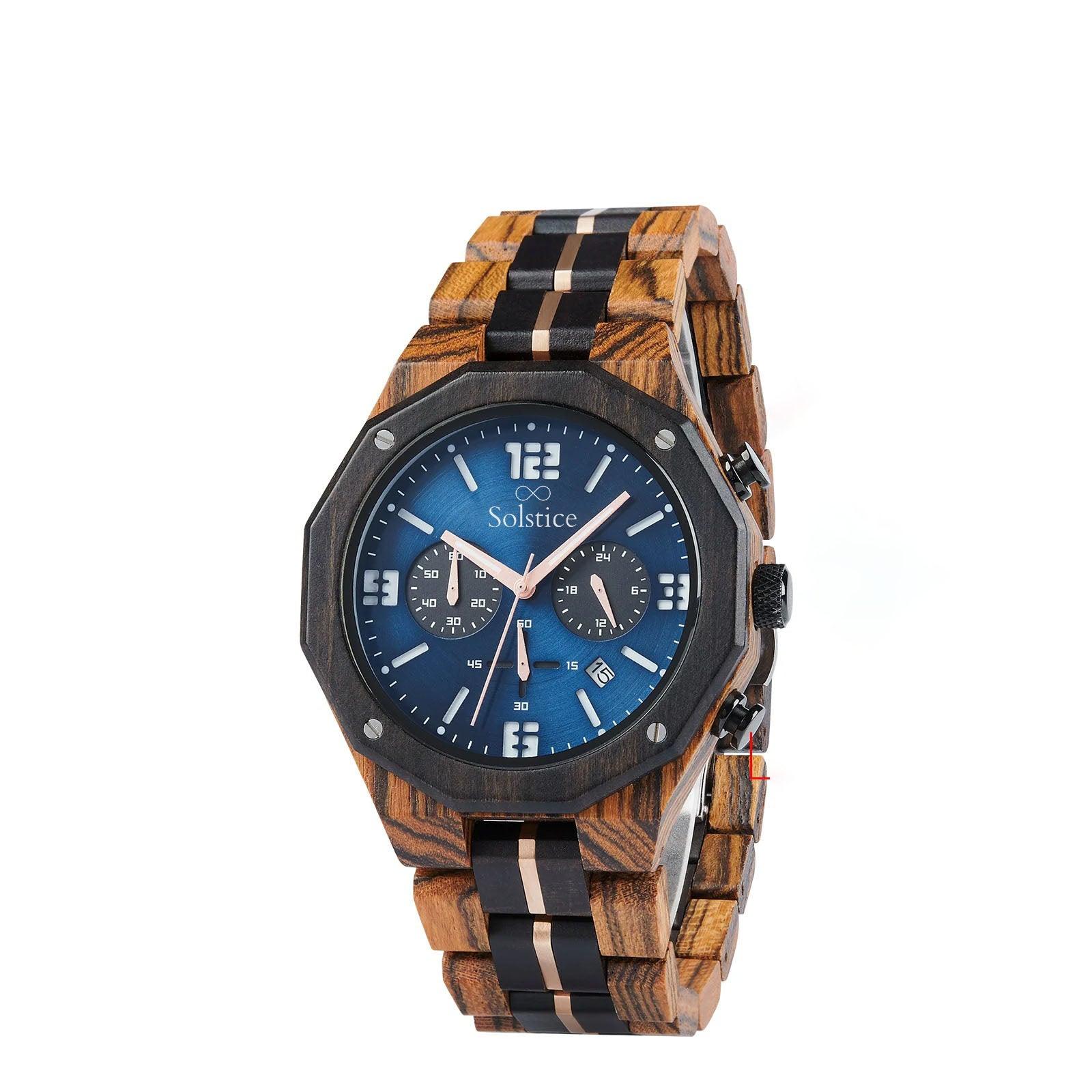 Aura Wood Chrono - Blue Ocean Edition