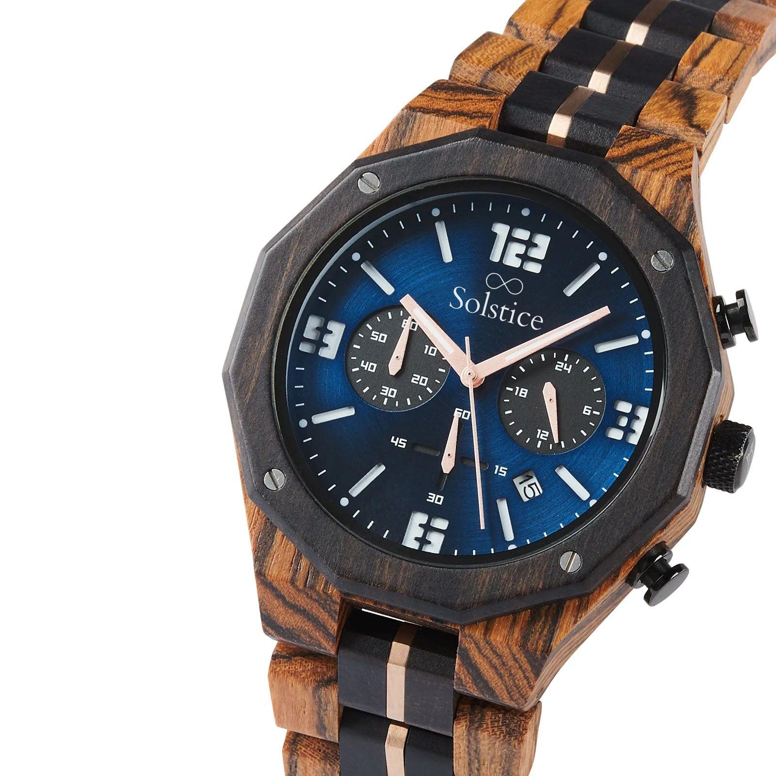 Aura Wood Chrono - Blue Ocean Edition