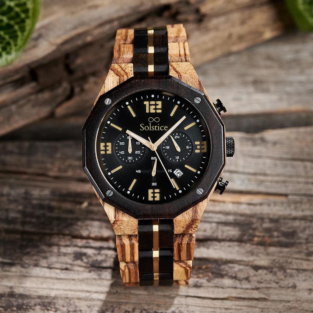 Aura Wood Chrono - Gold Edition