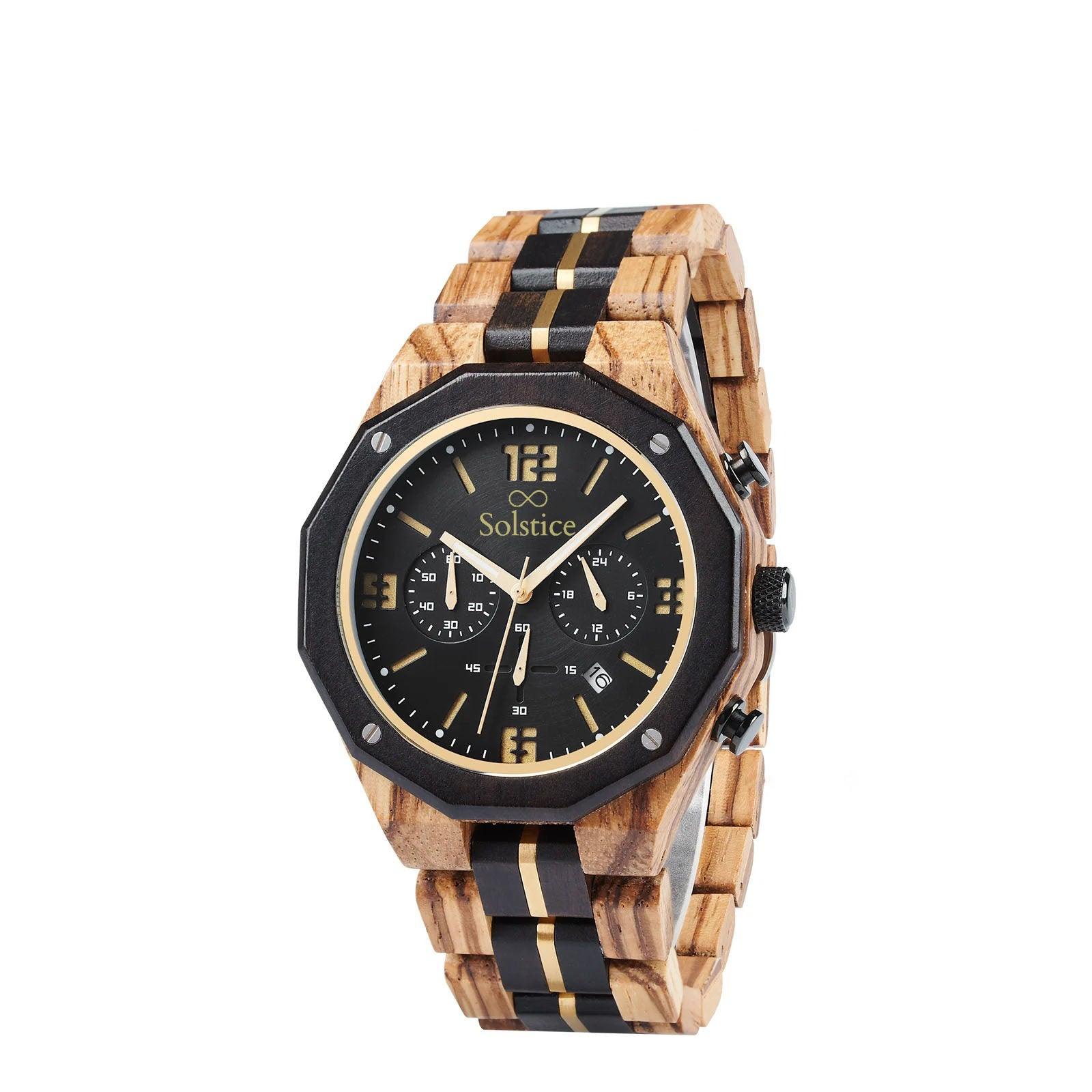 Aura Wood Chrono - Gold Edition