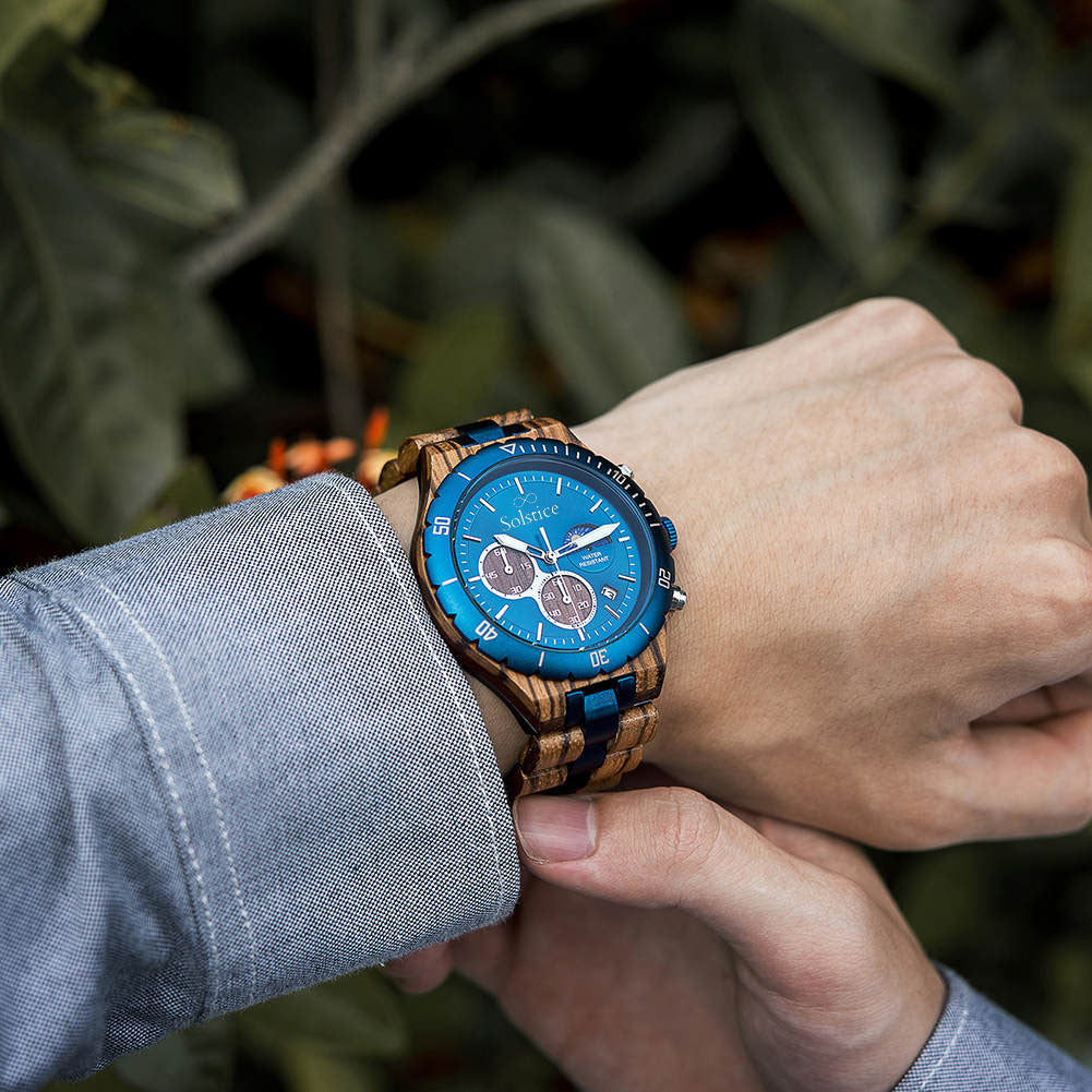 Harmony Timber Chrono - Blue edition