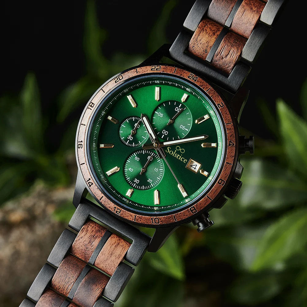 Wood Emerald Chrono