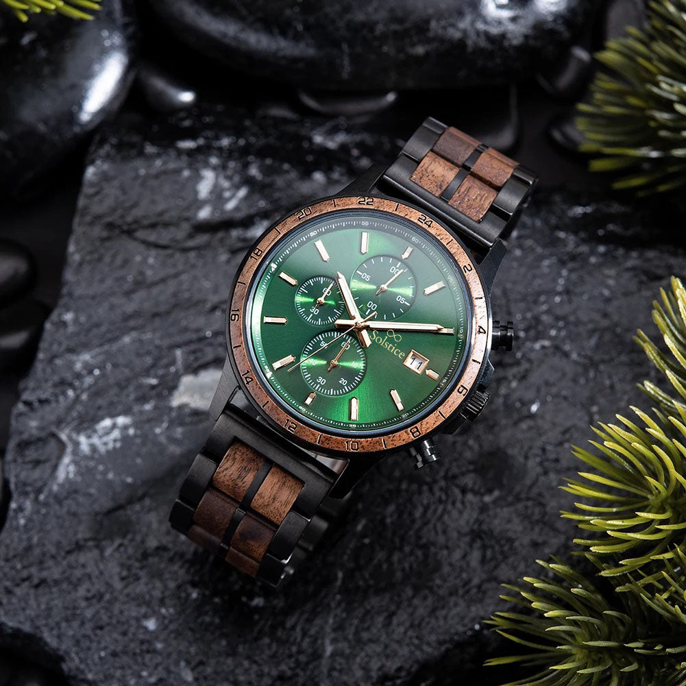 Wood Emerald Chrono