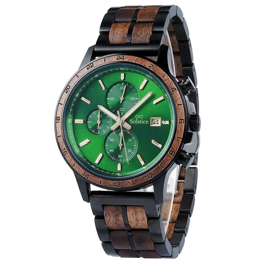 Wood Emerald Chrono